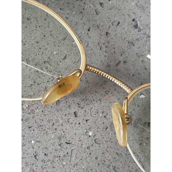 CHRISTIAN DIOR Eyeglasses Frames ONLY 49-19 01x2 Half Rim gold